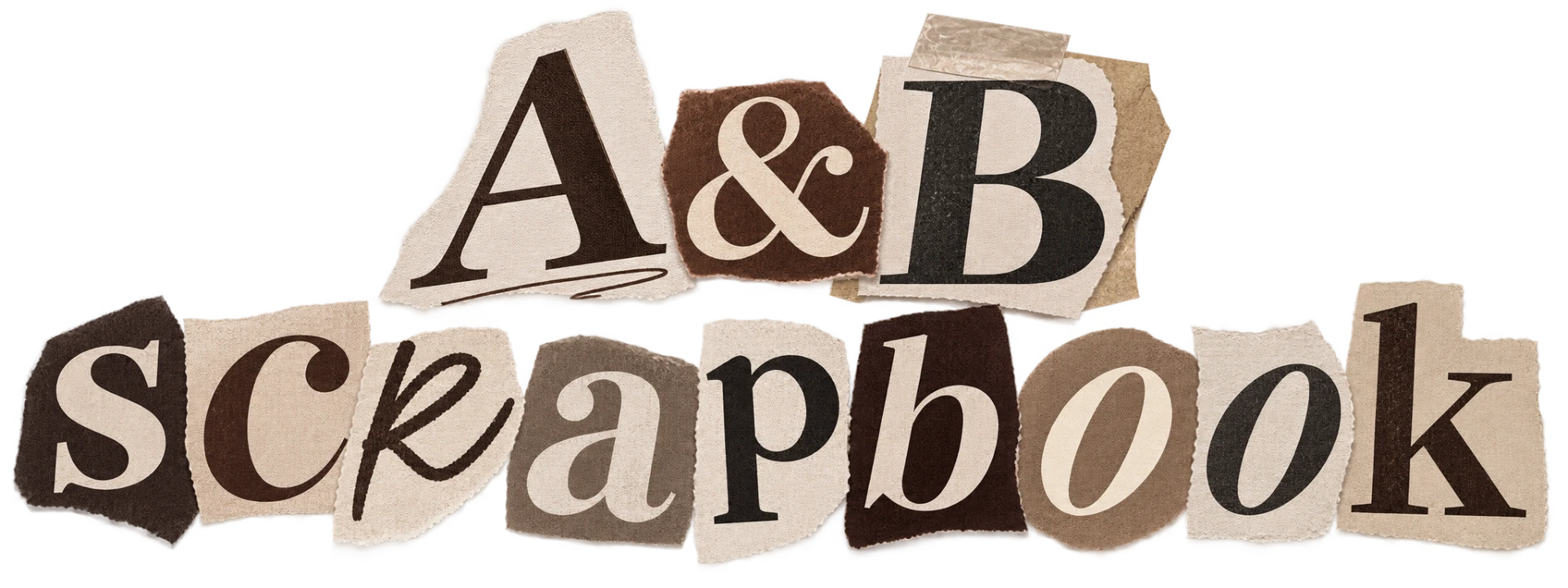 A & B scrapbook