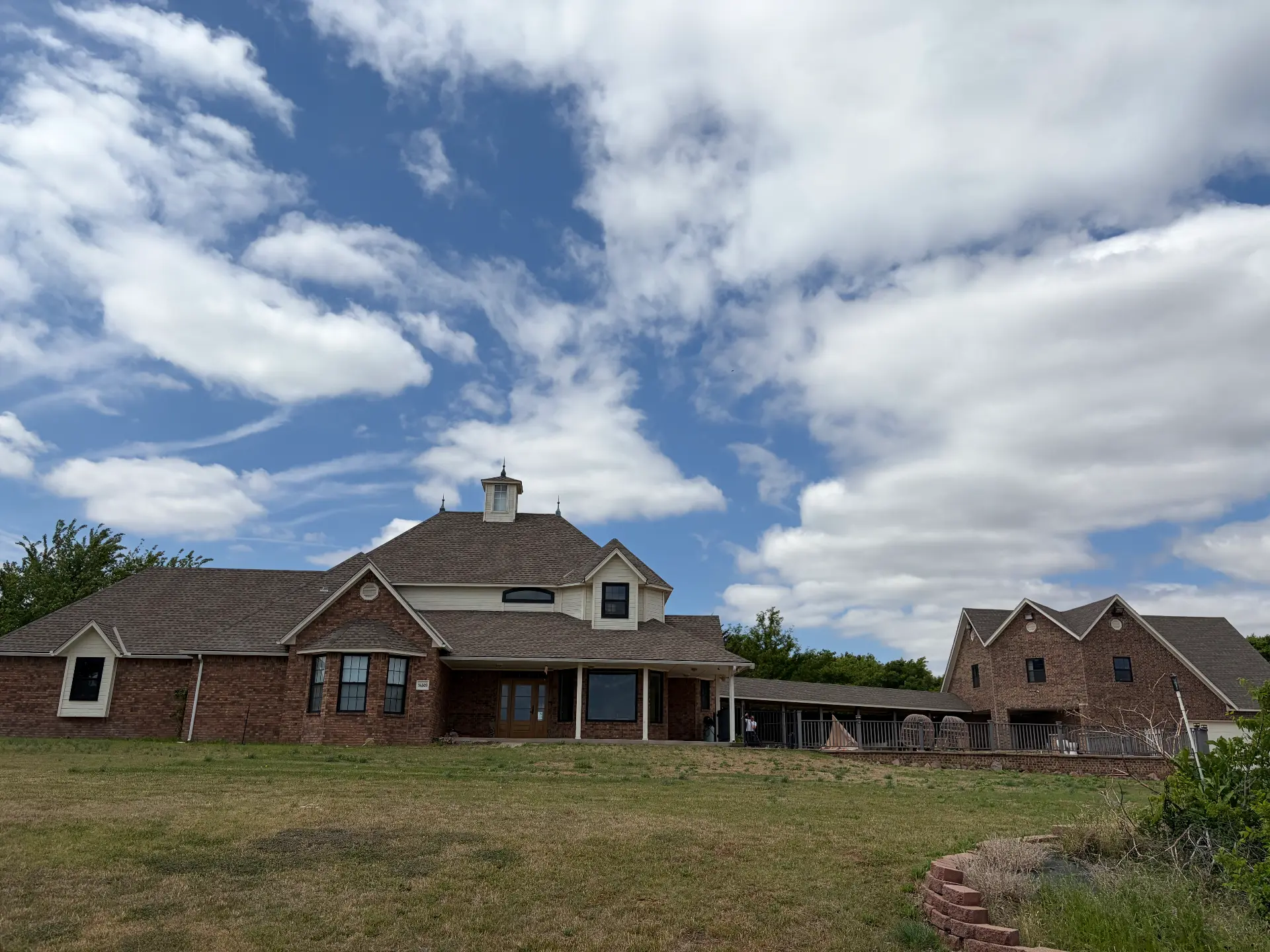 A country home under a big Oklahoma sky